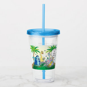 Verre En Acrylique Sédère Dinosaure 16 oz Acrylique Pâque