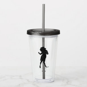 Verre En Acrylique Seinfeld   Elaine Danse Silhouette