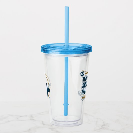 Verre En Acrylique Seinfeld | Graphique de typographie "Ces Pretzels" (Droite)