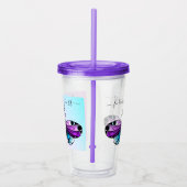 Verre En Acrylique Semicolon du papillon de sensibilisation au suicid (Droite)