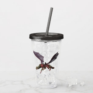 Verre En Acrylique Serpent Dragon Armored Flying
