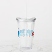 Verre En Acrylique Silhouette Superman Skybound (Droite)