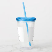 Verre En Acrylique simple et minimal ajouter votre logo/design ici te (Gauche)