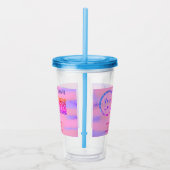 Verre En Acrylique Simple minimum q r code ajouter logo code d'analys (Droite)