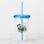 Verre En Acrylique Six le samedi.w (Devant)