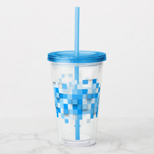 Verre En Acrylique SlipperyJoe's carré artwork mosaïque moderne trois