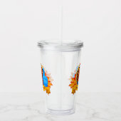 Verre En Acrylique SlipperyJoe's fun cartoon-style Thanksgiving desig (Droite)