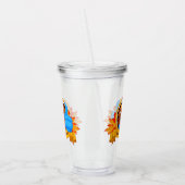 Verre En Acrylique SlipperyJoe's fun cartoon-style Thanksgiving desig (Gauche)