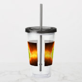 Verre En Acrylique SlipperyJoe's jaune balle de feu de balle de feu r (Droite)