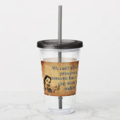 Verre En Acrylique SlipperyJoe's Princess clap marchant drôle les ann (Devant)