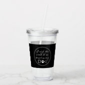 Verre En Acrylique Smart comme mon chien tondeur acrylique (Dos)