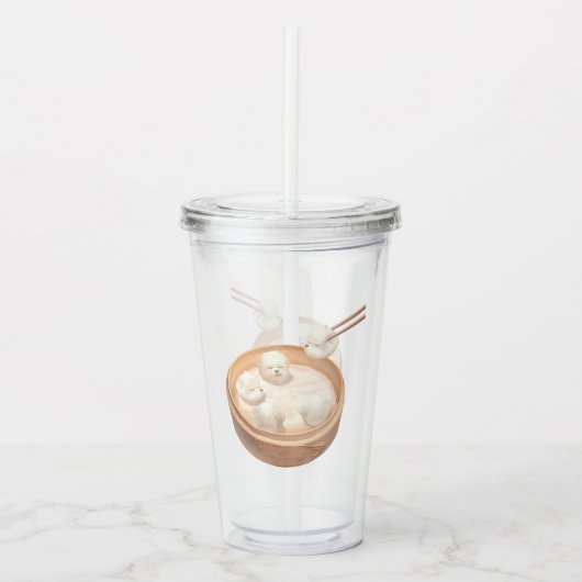 Verre En Acrylique Smile Dog - Xiao Long Bao Délice (Devant)