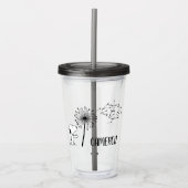 Verre En Acrylique Snoopy Avec Dandelion (Devant)