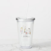 Verre En Acrylique Snoopy et Gang Play Football (Dos)