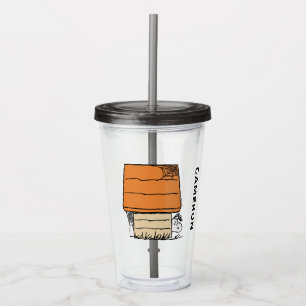 Verre En Acrylique Snoopy Halloween Spider Web Doghouse