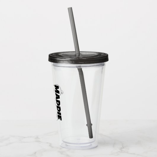 Verre En Acrylique Snoopy Smile Giggle Laugh (Gauche)