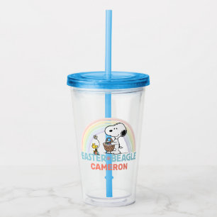 Verre En Acrylique Snoopy & Woodstock - Beagle de Pâques