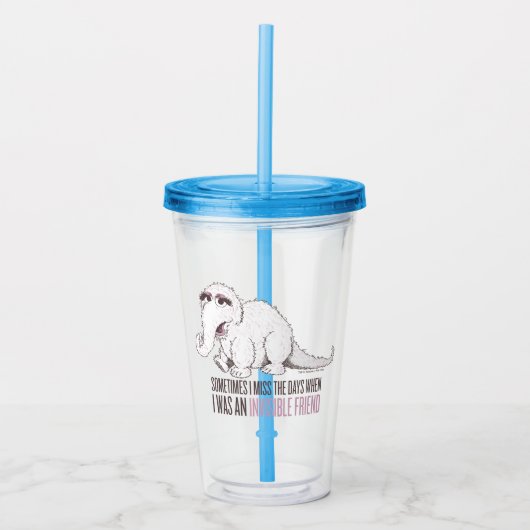 Verre En Acrylique Snuffleupagus | Parfois, les jours me manquent (Devant)