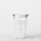 Verre En Acrylique Soins d'hospitalisation sur mesure (Dos)