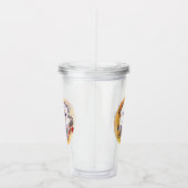 Verre En Acrylique Sorcière et chat noir (Droite)