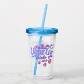 Verre En Acrylique Soyez la personne que votre chat pense que vous êt (Dos)