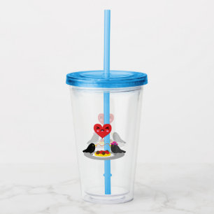 Verre En Acrylique Spaghetti Meatballs Date romantique