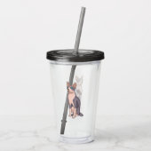 Verre En Acrylique Sphynx cat (Dos)