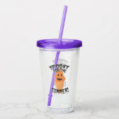 Verre En Acrylique   Spooky Summer Funny Summerween Cone Cartoon (Dos)