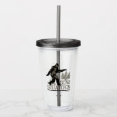 Verre En Acrylique Squatchin allé Sasquatch (Devant)