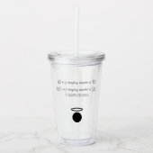 Verre En Acrylique Ste Ignace de Loyola Quote Tumbler (Devant)