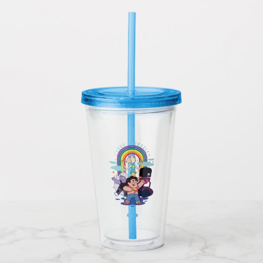 Verre En Acrylique Steven Universe - Aimez-vous (Devant)