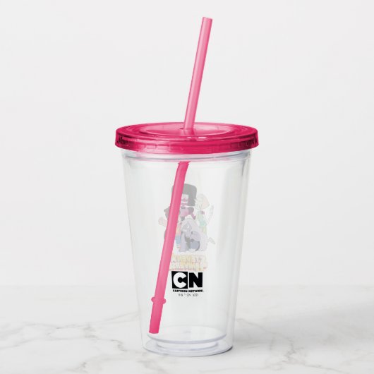 Verre En Acrylique Steven Universe | Crystal Gem Group Huddle (Dos)