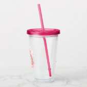 Verre En Acrylique Steven Universe | Illustration de quartz Rose (Gauche)