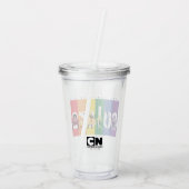 Verre En Acrylique Steven Universe - L'Amour Arrive Dans Toutes Les C (Dos)