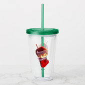 Verre En Acrylique Stockage de Noël (Devant)