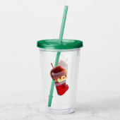 Verre En Acrylique Stockage de Noël (Dos)