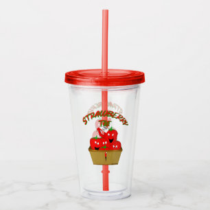 Verre En Acrylique Strawberry Time !