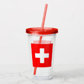 Verre En Acrylique Suisse (Dos)