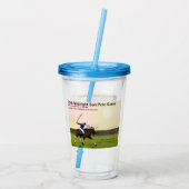 Verre En Acrylique Sun Polo de minuit (Dos)