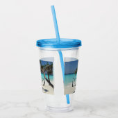 Verre En Acrylique Sunny Tropical Beach Ocean Paradise (Gauche)