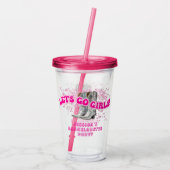 Verre En Acrylique Super Allons-y Filles Western Bachelorette Party (Dos)