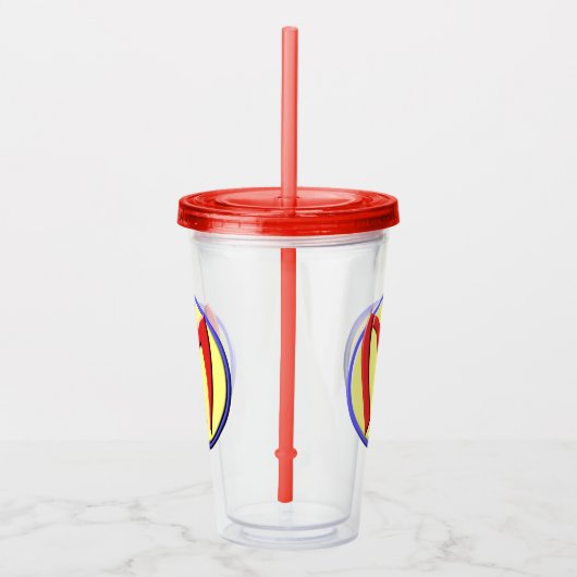 Verre En Acrylique Super Maman Emblem (Droite)