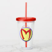 Verre En Acrylique Super Maman Emblem (Devant)