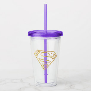 Verre En Acrylique Supergirl Studded S-Shield