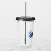 Verre En Acrylique Superman dans le monde (Droite)