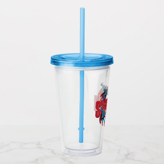 Verre En Acrylique Superman Legends Forever Graphic (Droite)