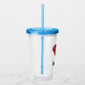 Verre En Acrylique Superman S-Shield | Logo classique (Droite)