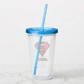 Verre En Acrylique Superman S-Shield | Logo classique (Dos)