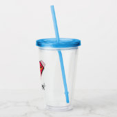 Verre En Acrylique Superman S-Shield | Logo classique (Gauche)