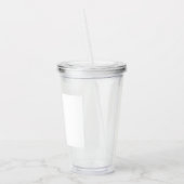 Verre En Acrylique Sur mesure 16oz, Clair (Gauche)